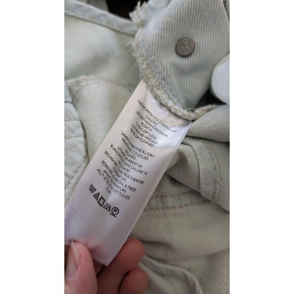 We The Free Ziggy Womens Denim Overalls Sz Small Bleach Bloom Boho Relaxed NWT - Picture 8 of 12